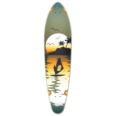 Punked Kicktail Surfer Longboard Deck - Longboards USA