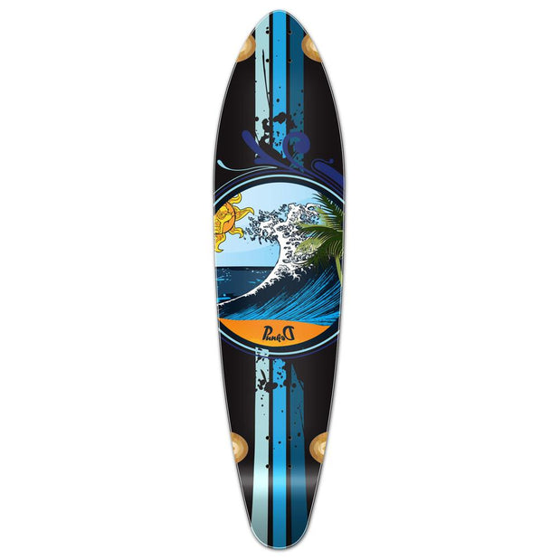 Punked Kicktail Wave Longboard Deck - Longboards USA