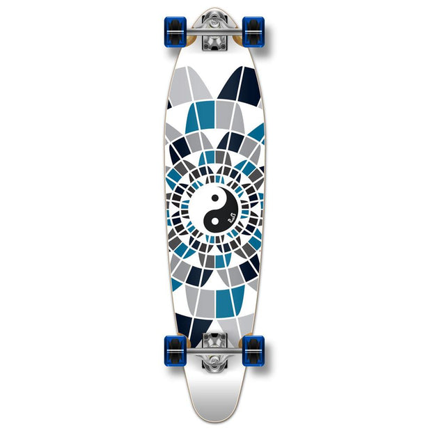 Punked Kicktail Yin Yang 40" Longboard - Longboards USA