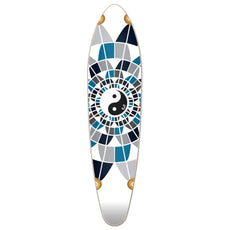 Punked Kicktail Ying Yang 40" Longboard Deck - Longboards USA