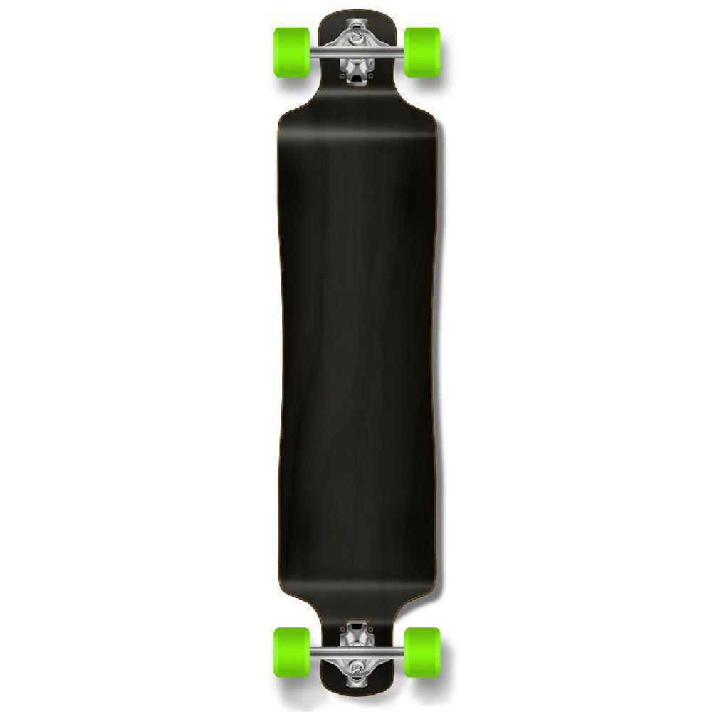 Punked Lowrider Blank Longboard Complete - Stained Black - Longboards USA