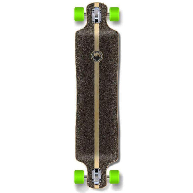 Punked Lowrider Blank Longboard Complete - Stained Black - Longboards USA