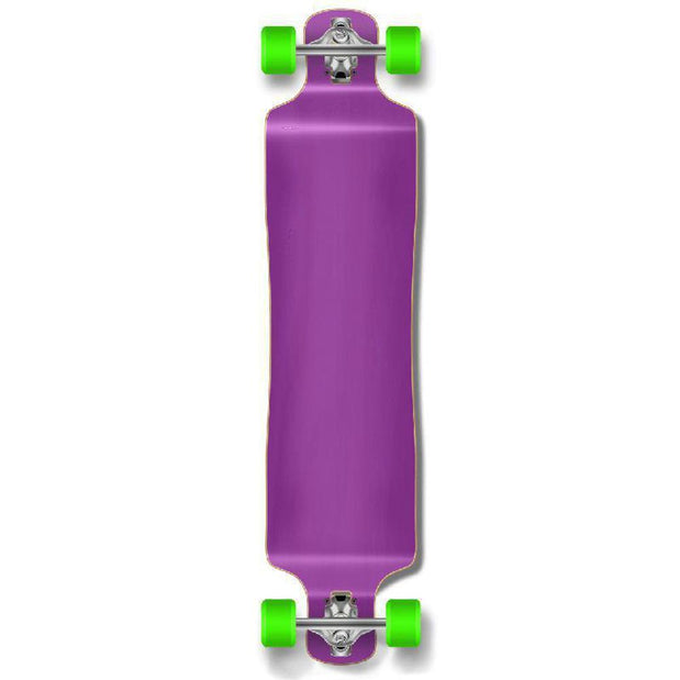 Punked Lowrider Blank Longboard Complete - Stained Purple - Longboards USA