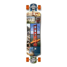 Punked Lowrider Double Drop 40" San Francisco Longboard - Longboards USA
