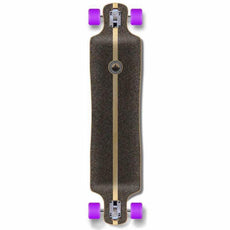 Punked Lowrider Double Drop Geometric Purple 40" Longboard - Longboards USA