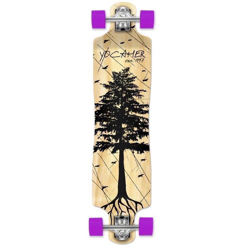 Punked Lowrider Double Drop Pines Natural 40" Longboard - Longboards USA