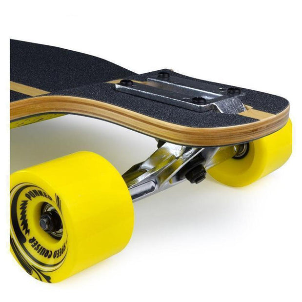 Low Riding Longboard Punked Lowrider Double Drop Sunset 40