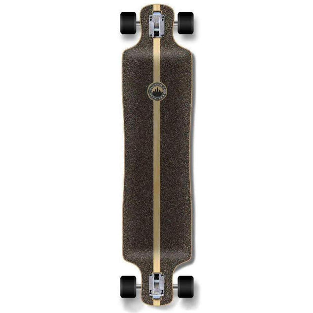 Punked Lowrider Longboard Complete - Checker Yellow - Longboards USA