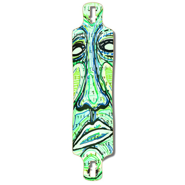 Punked Lowrider Longboard Deck - Countdown - Longboards USA