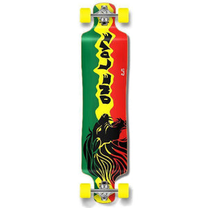 Punked Lowrider Rasta 2 Longboard Complete - Longboards USA