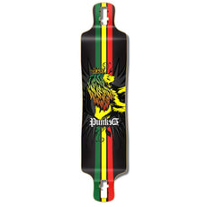 Punked Lowrider Rasta Longboard Deck - Longboards USA