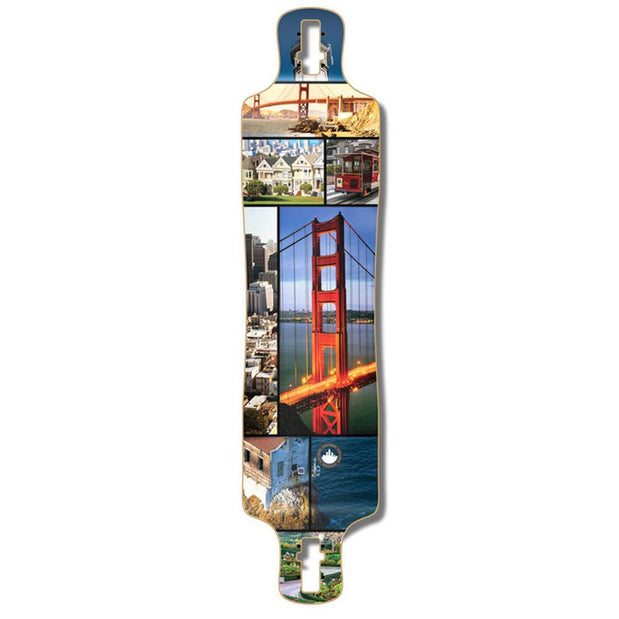 Punked Lowrider San Francisco Longboard Deck - Longboards USA