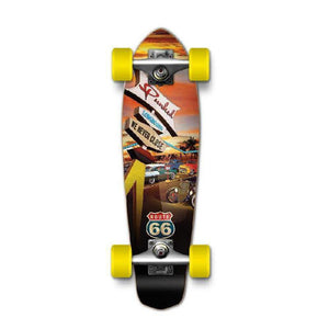 Punked Micro Cruiser Complete - Route 66 Series - Diner - Longboards USA