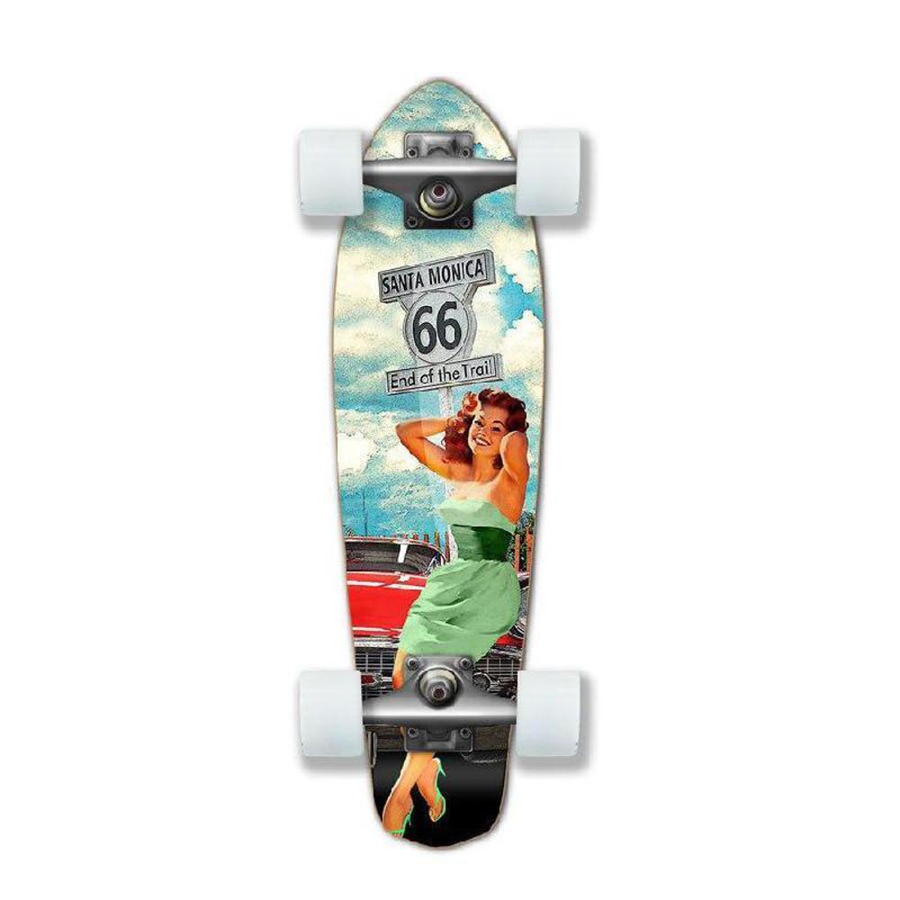 Punked Micro Cruiser Complete - Route 66 Series - RTE-66 - Longboards USA