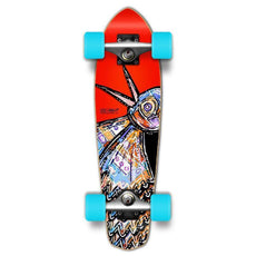 Punked Micro Cruiser Complete - The Bird Red - Longboards USA