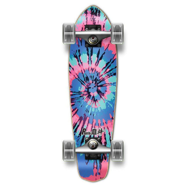Punked Micro Cruiser Complete - Tiedye Lost - Longboards USA
