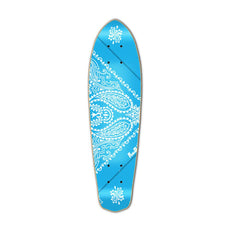 Punked Micro Cruiser  Deck - Bandana SkyBlue - Longboards USA