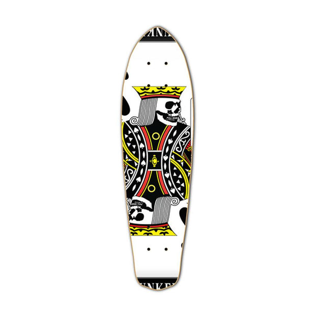 Punked Micro Cruiser King of Spades  Deck - Longboards USA