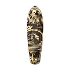 Punked Micro Cruiser Natural Blind Justice  Deck - Longboards USA