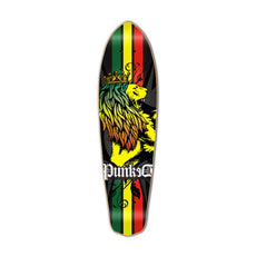 Punked Micro Cruiser Rasta  Deck - Longboards USA