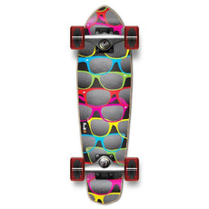 Punked Micro Cruiser Shades Black Complete - Longboards USA