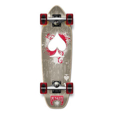 Punked Mini Cruiser Ace of Spades Complete - Grey Ace - Longboards USA