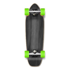 Punked Mini Cruiser Blank Complete - Stained Black - Longboards USA