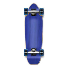 Punked Mini Cruiser Blank Complete - Stained Blue - Longboards USA