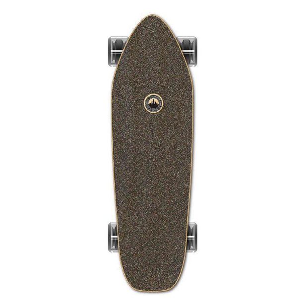 Punked Mini Cruiser Blank Complete - Stained Red - Longboards USA