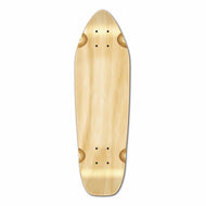 Punked Mini Cruiser Blank Deck - Natural - Longboards USA