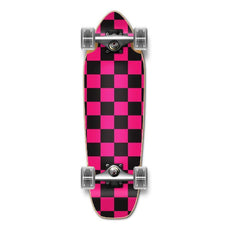 Punked Mini Cruiser Complete - Checker Pink - Longboards USA