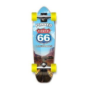 Punked Mini Cruiser Complete - Route 66 Series - The Run - Longboards USA