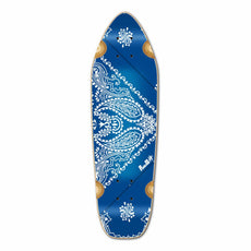 Punked Mini Cruiser Deck - Bandana Blue - Longboards USA