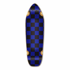 Punked Mini Cruiser Deck - Checker Blue - Longboards USA