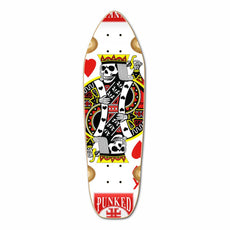 Punked Mini Cruiser Deck - King of Hearts - Longboards USA