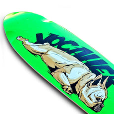 Punked Mini Cruiser Deck - Lazy French Bulldog - Longboards USA