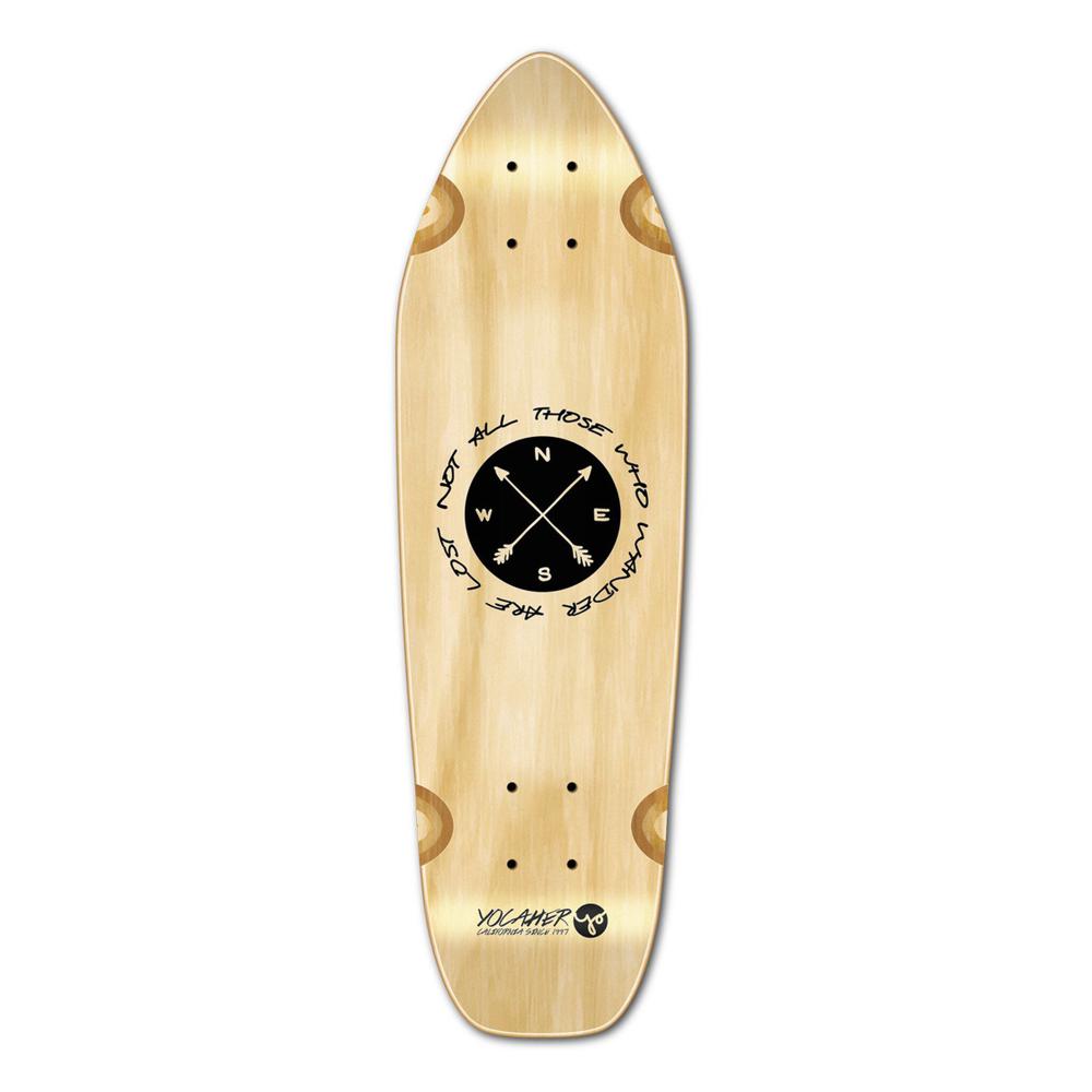 Punked Mini Cruiser Deck - Wander Natural - Longboards USA