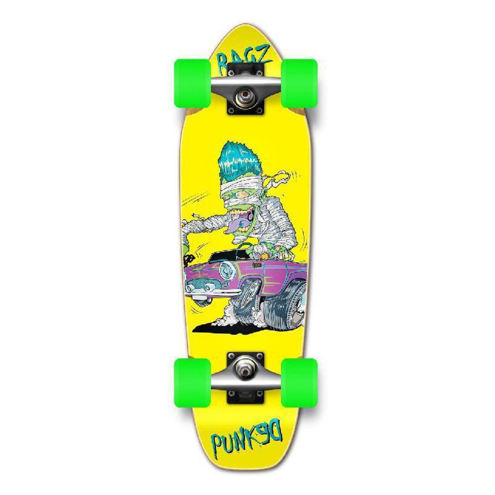 Punked Mini Cruiser Hot Rod Ragz Complete - Longboards USA