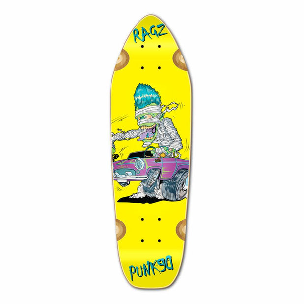 Punked Mini Cruiser Hot Rod Ragz Deck - Longboards USA