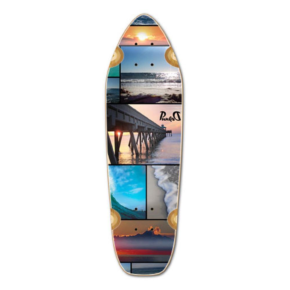 Punked Mini Cruiser Seaside Deck - Longboards USA