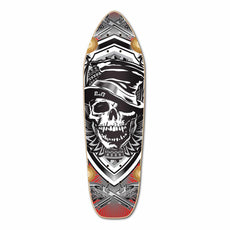 Punked Mini Cruiser Skull Hat Deck - Longboards USA