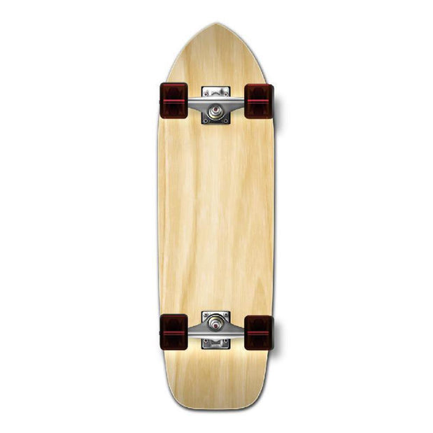 Punked Old School Blank Longboard Complete - Natural - Longboards USA