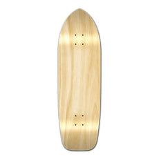 Punked Old School Blank Longboard Deck - Natural - Longboards USA