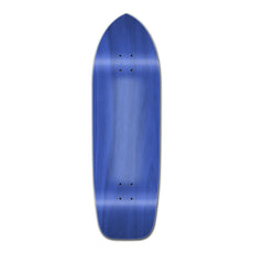 Punked Old School Blank Longboard Deck - Stained Blue - Longboards USA