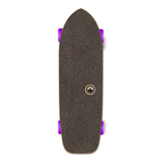 Punked Old School Longboard Complete -Geometric Series - Purple - Longboards USA