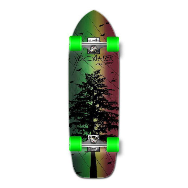 Punked Old School Longboard Complete - In the Pines Rasta - Longboards USA