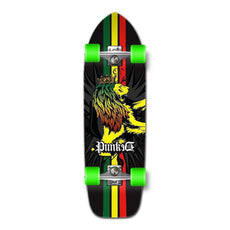 Punked Old School Longboard Complete - Rasta - Longboards USA