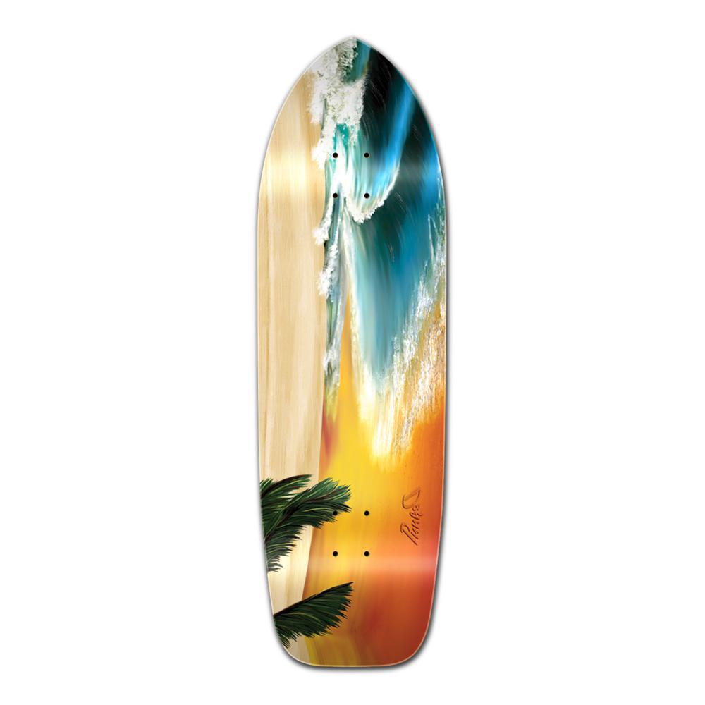 Punked Old School Longboard Deck - Beach - Longboards USA