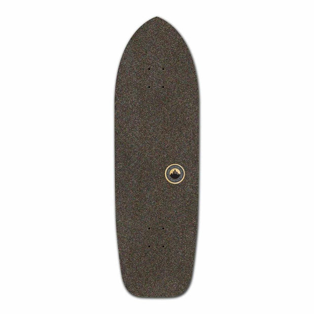 Punked Old School Longboard Deck - Checker Green - Longboards USA