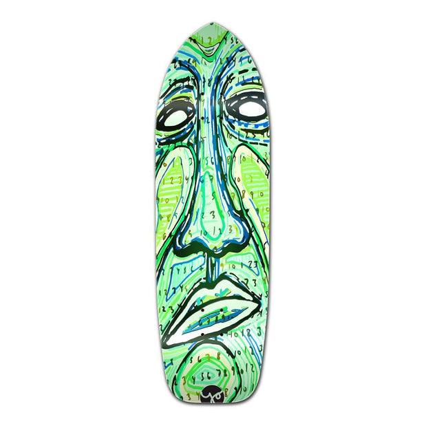 Punked Old School Longboard Deck - Countdown - Longboards USA